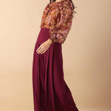 SUNSET STROLL WOVEN TOP