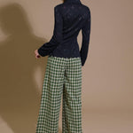 Flying Tomato Lovely Perspective Lace Top in black