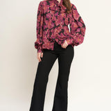 BEAUTIFUL EVENINGS WOVEN BLOUSE