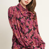 BEAUTIFUL EVENINGS WOVEN BLOUSE