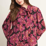 BEAUTIFUL EVENINGS WOVEN BLOUSE