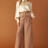 THE ART OF BALANCE WOVEN SATIN TOP