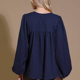 ENCHANTED TO MEET WOVEN TOP