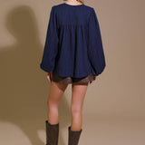 ENCHANTED TO MEET WOVEN TOP