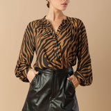 LOVING MYSELF WOVEN TOP