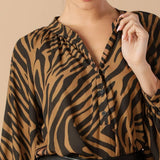 LOVING MYSELF WOVEN TOP