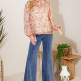 AGAINST THE ODDS WOVEN TOP