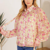 AGAINST THE ODDS WOVEN TOP