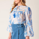 LAGOON DAYDREAMS WOVEN TOP