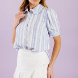 LOVE LETTERS WOVEN TOP