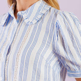 LOVE LETTERS WOVEN TOP