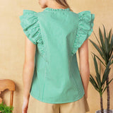 RIVIERA RETREAT WOVEN TOP