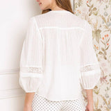 SALT BREEZE WOVEN TOP