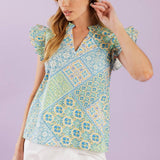 KNOW ME SO WELL WOVEN TOP