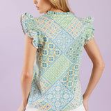 KNOW ME SO WELL WOVEN TOP