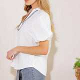 HIGH STANDARDS WOVEN TOP