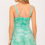 FEELS LIKE FREEDOM MINT WOVEN TOP AND SHORT SET