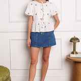 CLOSER THAN EVER WOVEN TOP