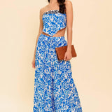 SPARKING INSPIRATION WOVEN TOP AND PANT SET