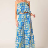 LET'S GET OUT OF TOWN WOVEN TOP AND PANT SET