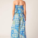 LET'S GET OUT OF TOWN WOVEN TOP AND PANT SET