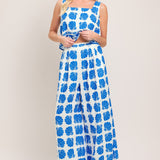 ISLAND SHELL WOVEN TOP AND PANT SET