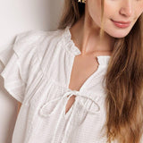 CLOSER THAN EVER WOVEN TOP