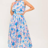 GOLDEN HOUR HARMONY WOVEN TOP AND SKIRT SET