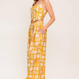 PRETTY MEADOW WOVEN TOP AND PANT SET