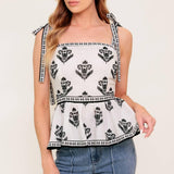 SERENE KISS WOVEN TOP