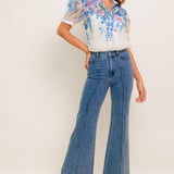 SUNSET SAIL WOVEN TOP