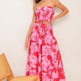 ANYTHING I WANT WOVEN TOP AND SKIRT SET