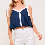 SCENT OF SPRING WOVEN TOP