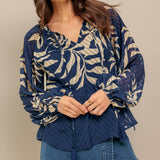 WARM BREEZE WOVEN TOP