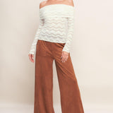 Flying Tomato Angelic Sweetie Cream Woven Top