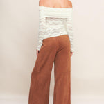 Flying Tomato Angelic Sweetie Cream Woven Top