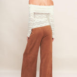 Flying Tomato Angelic Sweetie Cream Woven Top