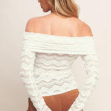 Flying Tomato Angelic Sweetie Cream Woven Top
