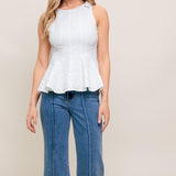 SOFT WHISPER WOVEN TOP
