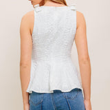 SOFT WHISPER WOVEN TOP