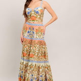 SWEET MEADOW MEMORIES WOVEN TOP AND SKIRT SET