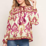 FUSION GROOVE WOVEN TOP