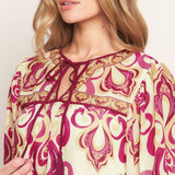 FUSION GROOVE WOVEN TOP