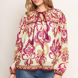 FUSION GROOVE WOVEN TOP