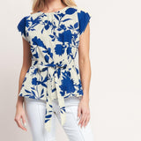 LOVE GROWS HERE WOVEN TOP