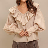 COUTURE CODE WOVEN TOP