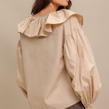 COUTURE CODE WOVEN TOP