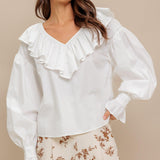 COUTURE CODE WOVEN TOP