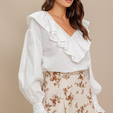COUTURE CODE WOVEN TOP