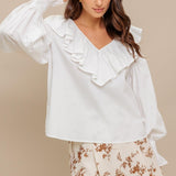 COUTURE CODE WOVEN TOP